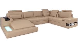 Leather Sectional Chaise Sofa