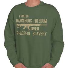 Dangerous Freedom Peaceful Slavery Usa Shirt 2nd Amendment