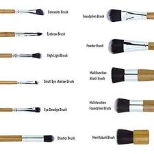 bamboo makeup brush set