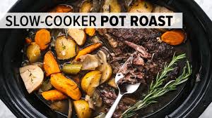 slow cooker pot roast an easy crock