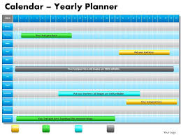1 Year Planning Gantt Chart Powerpoint Slides Gantt Ppt