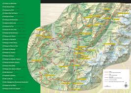 map of the pays du mont blanc tour