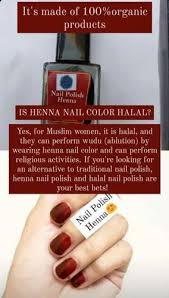 maroon colour nailpolish halal henna