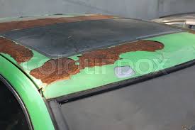 Exposed metal can lead to rust, which can spread beneath the paint. Car Color Peeling Paint Damage Stock Image Colourbox
