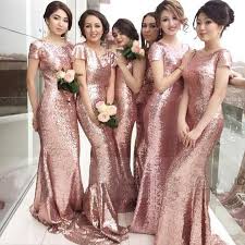 rose gold metallic wedding color ideas