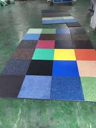 rubber flooring tile at rs 65 sq ft