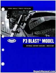 2009 buell p3 blast motorcycle parts manual