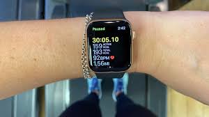 apple watch on a treadmill