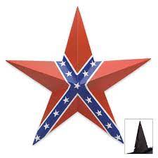 confederate flag star plaque