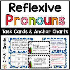 Reflexive Pronouns Task Cards