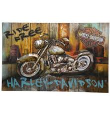 Harley Davidson Ride Free Wall Art