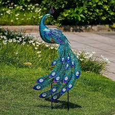 Peacock Garden Decor Sculpture Yard