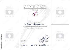 completed certificate template
