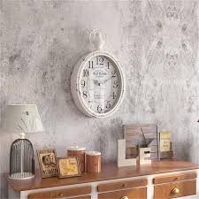 Small Retro Oval Wall Clock Antique