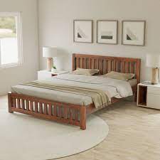 juan sheesham wood queen size bed