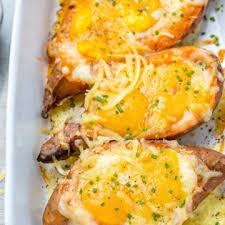 A perfect baked potato is hard to beat. Nutritious Breakfast Baked Sweet Potatoes Healthy Fitness Meals