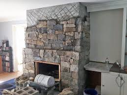 Thin Stone Veneers Make A Fireplace