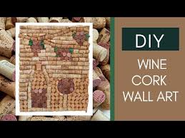 Wine Cork Wall Art Diy Father D Day