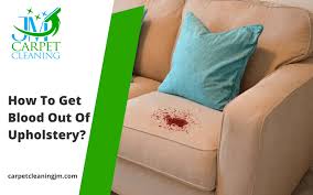 how to get blood out of upholstery
