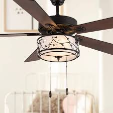 Crystal Shade Ceiling Fan Only