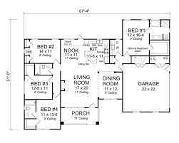 House Plan 66534 Traditional Style