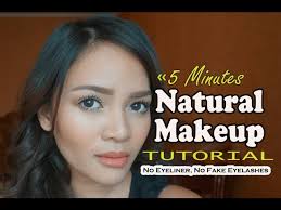 5 minutes natural makeup tutorial no