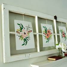 Spring Wall Art Using Free Printables