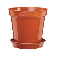 Potting soil is not cheap, so whether you are using a large planter as a statement piece for a smaller plant or for a large tree, in most cases you do not need to fill the whole planter with soil. Stewarts 30 5cm Terracotta Plastic Flower Pot Plant Pots Old Railway Line Garden Centre