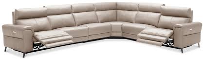 pc leather chaise sectional sofa