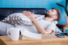 Image result for sleeping on sofa