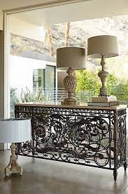 28 Best Wrought Iron Console Table