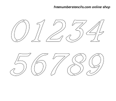 Maybe you would like to learn more about one of these? 4 Inch Italic Bold Italic Number Stencils 0 To 9 Freenumberstencils Com