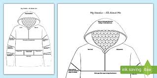 For a good beginner s guide check out my book on drawing folds and clothes on amazon. All About Me Hoodie Activity Teacher Made