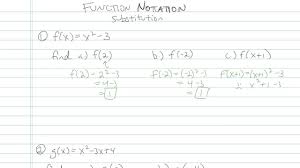 Function Notation Math S By