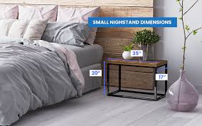 nightstand dimensions size guide