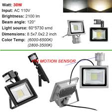 Here are the best outdoor security lights 3. Led Flood Light 100w 50w 30w 20w 10w Pir Motion Sensor Outdoor Security Lighting Outdoor Yard Lights Outdoor Security Floodlights