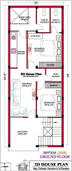 20 50 House Plan With Car Parking