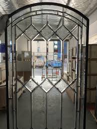 Decorative Arched Leaded Glass Windows