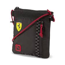 Мессенджер мужской puma ferrari сумка через плечо черная барсетка пума. Sumka Ferrari Fanwear Sml Portable Chernyj Puma