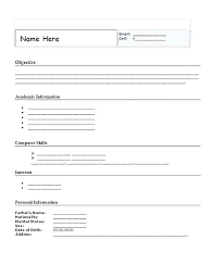 Blank Resume Format Pdf Free Download Artikelonline Xyz