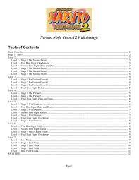 It was released for the playstation 3 and xbox 360 and nintendo switch. Naruto Ninja Council 2 Walkthrough Table Of Contents D3publisher