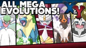 Pokémon X and Y - All Mega Evolutions w/ Stats and Locations! - YouTube