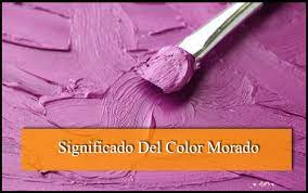 significado del color morado