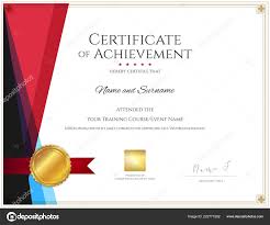 Modern Certificate Template Elegant Border Frame Diploma Design