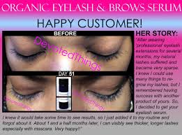 best organic eyelash growth serum and