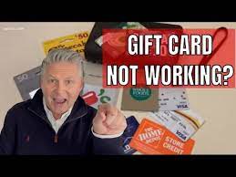 what to do when a new gift card doesn t