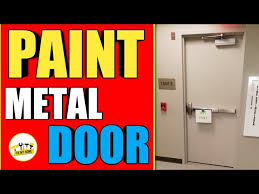 how to paint metal door like a pro