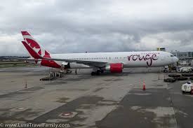 air canada rouge premium rouge cabin review