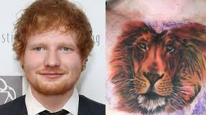 Kevin paul, who is responsible for more than 40 of ed's tattoos (including that lion). Ed Sheeran Debuts His Giant New Lion Chest Tattoo Entertainment Tonight