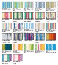 Bernat Blanket Yarn Color Chart Ocean Shades 10776